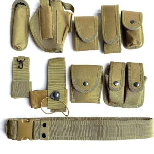 Khaki Law Enforcement Modular Equipment System Security Military Tactical Duty Utility Belt