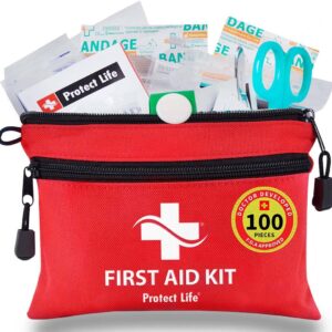 Close up of a first aid kit for home and business